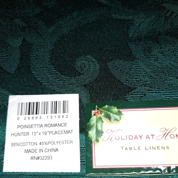 Holiday At Home Placemats Set of 7 - Picture 6 of 7